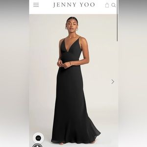 Jenny Yoo Jude dress in black 
Style: 12182